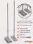 20 Adet Yedek Bezli Mop Pratik One-Touch Temizlik Mopu 360° Dönebilen Kolay Tak Çıkar Minimal 4