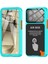 iPhone 15 Pro Su Geçirmez Kapaklı Pc+Tpu+Pet Telefon Kılıfı-Mavi (Yurt Dışından) 1