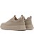 Erkek Bej Bağcıklı Kalın Tabanlı Sneaker 25SFD69366F 5