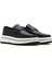 Erkek Siyah Kalın Tabanlı Deri Casual Loafer 25SFD650118 3