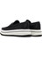 Erkek Siyah Kalın Tabanlı Deri Casual Loafer 25SFD650118 5