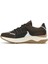 Erkek Haki Bağcıklı Kalın Tabanlı Deri Sneaker 25SFD795014 2