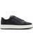 Erkek Siyah Kalın Tabanlı Bağcıklı Deri Sneaker 25SFD630718 1