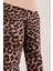Üçaymoda Düşük Omuz Detaylı Leopar Desen Bluz 2