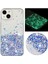 iPhone 13 Için 6.1 Inç Cep Telefonu Kılıfları Epoksi Tpu Glitter Sparkle Aydınlık Telefon Kapağı-Mor (Yurt Dışından) 1