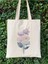 Çiçek Tasarım Kurdeleler Y2k Retro Ham Bez Tote Bag Çanta, Pinterest Çanta 3