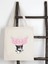 Kuromi Anime Y2k Çanta, Kalın Tote Bag Bez Çanta, Pinterest Çanta, Kitap Çantası 3