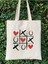 Xoxo Kiss, Yk2 Bez Çanta, Pinterest Çanta,Retro Unisex Bez Çanta Tote Bag, Shopper Bag 3