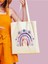 Çiçek Gökkuşağı Y2k Retro Ham Bez Tote Bag Çanta, Pinterest Çanta 1