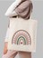 Retro Rainbow Ham Bez Tote Bag Çanta, Pinterest Çanta 1
