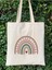 Retro Rainbow Ham Bez Tote Bag Çanta, Pinterest Çanta 3