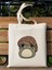 Sevimli Mantar Tasarım Pinterest Bez Çanta, Tote Bag 1