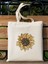 Ay Çiçeği Tasarım Ham Bez Tote Bag Çanta, Pinterest Çanta 2