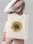 Ay Çiçeği Tasarım Ham Bez Tote Bag Çanta, Pinterest Çanta 4