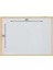 Interpano 30X45 Beyaz Yazı Tahtası Duvara Monte Ahşap Çerçeve Laminant Yüzey 4