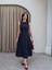 Kolsuz Denim Midi Elbise 1