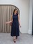Kolsuz Denim Midi Elbise 4