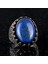 925 Ayar Katı Gümüş Erkek Yüzüğü Doğal Taşlarla - El Yapımı Zarafet (Lapis Lazuli Taşı) 2