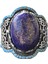 El Yapımı 925 Ayar Gümüş Erkek Yüzük - Doğal Taşlı Orta Doğu Tasarımı (Lapis Lazuli) 1