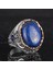 Doğal Taş Yüzük - 925 Ayar Gümüş El Yapımı Yüzük (Lapis Lazuli) 5