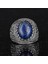 Doğal Taş Yüzük, 925 Ayar Katı Gümüş Erkek Yüzüğü (Lapis Lazuli) 4