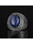 Doğal Taş Yüzük, 925 Ayar Katı Gümüş Erkek Yüzüğü (Lapis Lazuli) 5