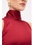Halter Yaka Uzun Elbise Bordo 12444660000 3