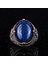 925K Gümüş El Yapımı Erkek Yüzüğü - Çeşitli Doğal Taşlarla Mevcuttur (Lapis Lazuli) 2