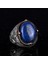925K Gümüş El Yapımı Erkek Yüzüğü - Çeşitli Doğal Taşlarla Mevcuttur (Lapis Lazuli) 4