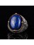 925K Gümüş El Yapımı Erkek Yüzüğü - Çeşitli Doğal Taşlarla Mevcuttur (Lapis Lazuli) 5