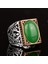 Doğal Taş Yüzük, 925 Ayar Gümüş Yüzük (Jade) 4