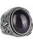 925 Ayar Gümüş Yüzükler - Doğal Taş Seçimi (Cabochon Safir) 1