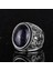 925 Ayar Gümüş Yüzükler - Doğal Taş Seçimi (Cabochon Safir) 5