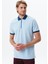 Erkek Regular Fit Basic Pamuk Pike Fermuarlı Polo Yaka Tişört Y29374354302 3