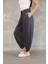 Osy Modal Yumuşak Dokulu Kumaş Şalvar Pantalon - Antrasit 2