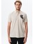 Erkek Yazı Baskılı Regular Fit % 100 Pamuk Pike Polo Yaka Tişört Y29374355802 1