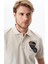 Erkek Yazı Baskılı Regular Fit % 100 Pamuk Pike Polo Yaka Tişört Y29374355802 2