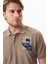 Erkek Yazı Baskılı Regular Fit % 100 Pamuk Pike Polo Yaka Tişört Y29374355802 2