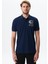 Erkek Yazı Baskılı Regular Fit % 100 Pamuk Pike Polo Yaka Tişört Y29374355802 1
