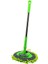 25CM - Oval Makarna Mop Renkli Mikrofiber 180° Hareketli - Uzayan Metal Saplı= 54--90CM (4767) 1