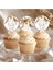 15ADET Cupcake Kürdanı Bohem Çiçekli Bride To Be Gelin Oluyor Düğün Kına Gecesi Bekarlığa Veda Süsü 1