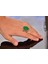 Doğal Taş Yüzük - Gümüş Erkek El Yapımı Kılıç Yüzük (Jade) 5
