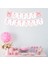 Pembe Fiyonk Kurdele Happy Birthday Yazılı Banner Büyükboy Doğum Günü Süsü 15PARÇA 2