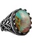 Doğal Arizona Turkuaz Taş Yüzük, 925 Ayar Gümüş Yüzük, Sultan Yüzük 1