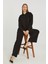 Kadın Siyah Casual Oversize/geniş Kalıp Gömlek 1