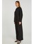 Kadın Siyah Casual Oversize/geniş Kalıp Gömlek 5