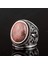Erkekler Için 925 Ayar Gümüş Yüzükler - Doğal Taş Seçimi (Rhodonite) 2