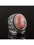Erkekler Için 925 Ayar Gümüş Yüzükler - Doğal Taş Seçimi (Rhodonite) 5
