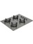 Gri Üçlü Buhar Destekli Cam Ankastre Set (Afc 342 G + Ocd T 651 Eg + Ade 606-2 G) 2