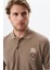 Erkek Regular Fit Baskılı % 100 Pamuk Pike Polo Yaka Tişört Y29374354902 2